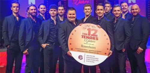 Seit zwölf Jahren sind „The 12 Tenors“ auf Tour, am 29. Januar gastieren sie in Rosenheim. Foto RE