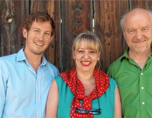 Stefan Murr, Johanna Bittenbinder und Heinz-Josef Braun sind am 9. Februar Teil des neuen, regionalen Literaturfestivals und gastieren in Kloster Seeon. Foto Braun-Murr