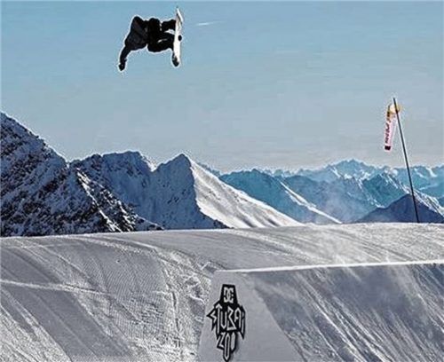 Strohmeyer im Training auf dem Stubaier Gletscher.Foto privat