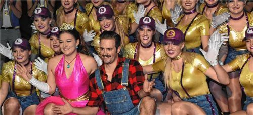 „Super Mario is back“ war das Motto der Pruttinger Gäste bei ihrem Auftritt in Rohrdorf.Fotos Ruprecht