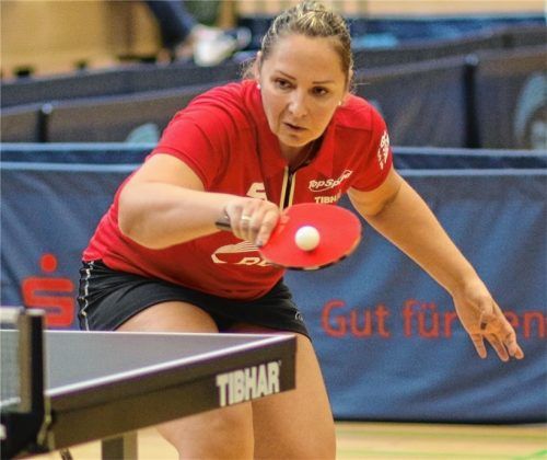 Svetlana Ganina lieferte im Einzel eine sehr starke Leistung ab.Foto Erlich