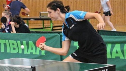 Trotz der Punkte von Sabrina Herold im Doppel und Einzel verlor der TV Feldkirchen zum Rückrundenauftakt. Foto  Erlich