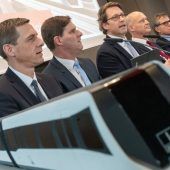 Eine Runde Schweben am Flughafen