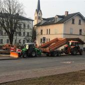 Vorbereitungen für den Kreisverkehr: Neun Bäume an Haßlerstraße gefällt