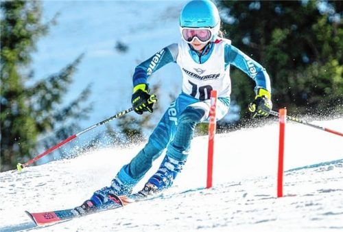 Anna Dettendorfer vom SV Nußdorf wurde Zweite bei den U10-Mädchen. Foto Arnu