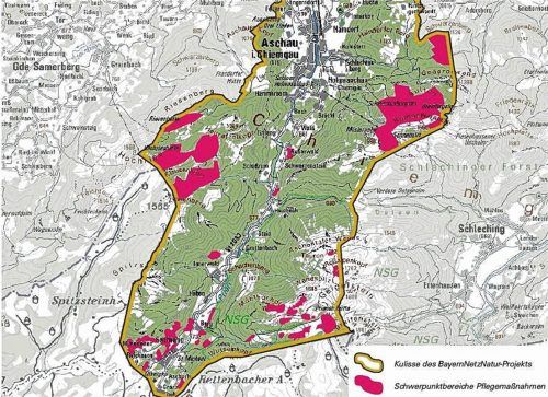 Blick auf das Fördergebiet des Bayern-Netz-Natur-Projekts.Foto re