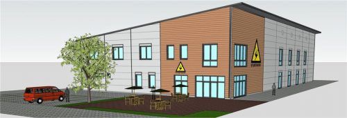 Bouldern, Ninja und Parkour werden die Schwerpunkte in der neuen Kletter- und Funsporthalle sein, die an der Grubholzer Straße im Aicherpark Rosenheim entsteht.Stuntwerk