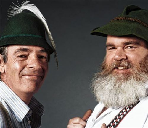 Daniel Neuner und Thomas Gugger haben eine typisch bayerische Männerfreundschaft.Foto re