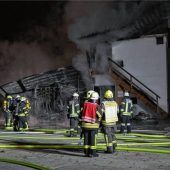 Holzvergasanlage wird Raub der Flammen