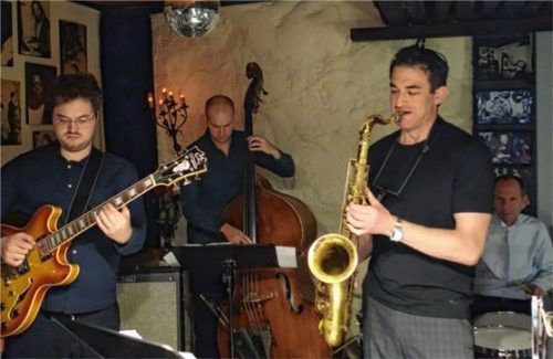 Das Rick-Hollander-Quartett überraschte im „Le Pirate“. Foto Friedrich