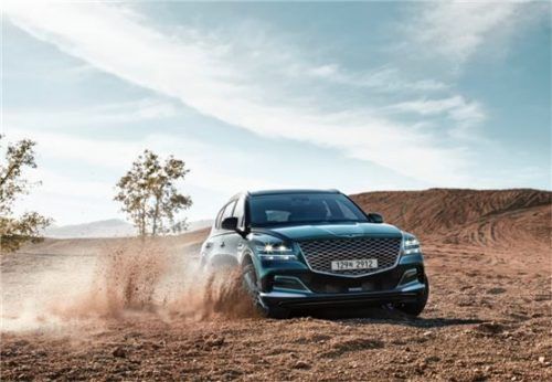 Den GV80 wird es mit Heck- und Allradantrieb geben. Foto Auto-Medienportal.Net/Genesis