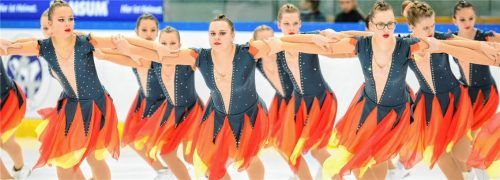 Die Ice Starlets vom TuS Bad Aibling haben sich auch auf internationaler Bühne gut verkauft.