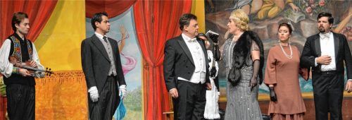 Die Johann-Strauß-Operette Wien gastierte mit „Gräfin Mariza“ im Rosenheimer Kuko. Foto Sieberath