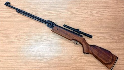 Diese Waffe trug der Mann bei sich. Foto Bundespolizei