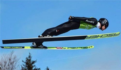 Jakob Lange (WSV Kiefersfelden) überzeugte in Eisenerz mit seinem vierten Saisonsieg im Continental-Cup.Foto Andrea Breuer