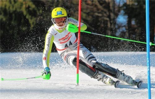 Simon Widmesser überzeugte bei den DSC-Slaloms am Sonnenbichl.Foto Schuller