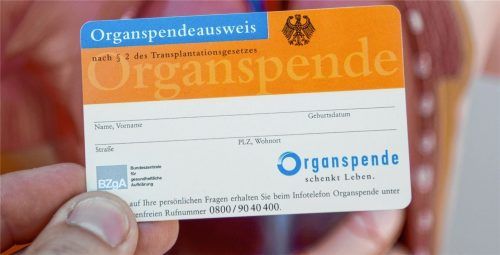 Viel zu wenige Bürger entscheiden sich dafür, sich als Organspender zur Verfügung zu stellen. Ein neuer Gesetzesentwurf von Gesundheitsminister Jens Spahn ist nun gescheitert. Foto dpa