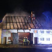 Bauernhofmuseum im Flammen