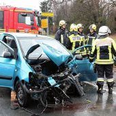 Heftiger Zusammenstoß bei Rott: Ein Schwer- und ein Leichtverletzter