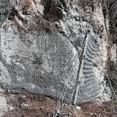 Stahlgeflecht bannt die Steinschlaggefahr