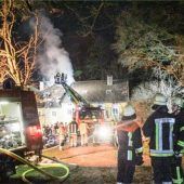 Haus nach Brand unbewohnbar