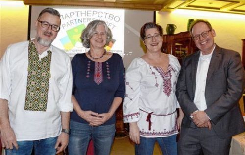 Der neue Vorstand des Volovec-Vereins: (von links) Peter Graf, Marie Luise Weichselbaumer, Conny Graf und Markus Heiss.Foto Ammelburger