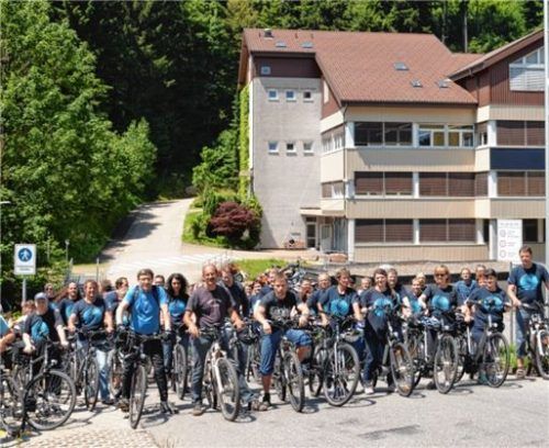 Eine Firma fährt Rad: gelebter betrieblicher Umwelt- und Klimaschutz im Schwarzwald.Foto schneider