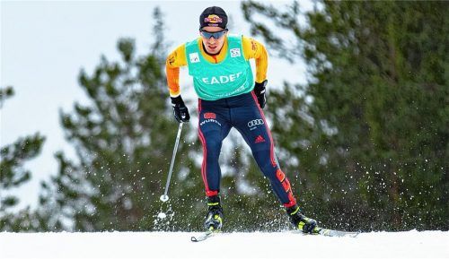 Jakob Lange (WSV Kiefersfelden) holte sich in dieser Saison überlegen den Continental-Cup-Gesamtsieg und hofft, in der nächsten Saison wieder fix im Weltcup-Team dabei zu sein.Foto Krafczyk
