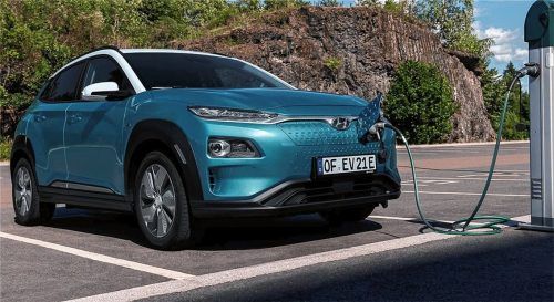 Leichter fährt länger: der Hyundai Kona.Foto ampnet/deg