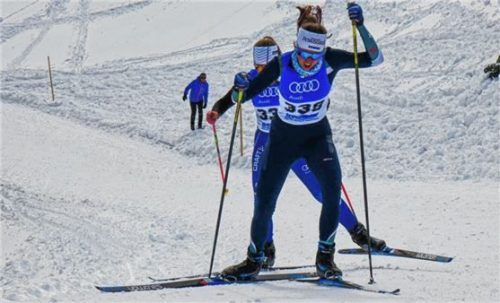 Lia Stelter vom SC Aising-Pang 1 sicherte sich bei den U18-Damen einen passablen fünften Platz.