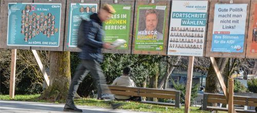 Plakative Zeiten: Am kommenden Sonntag ist Kommunalwahl in Bayern. Foto Simeth