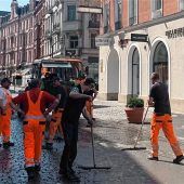 Neue Füllung für Pflasterfugen