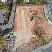 Polizeiinspektion Wasserburg: Aushub der Grube