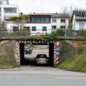 Unterführung gestern noch passierbar