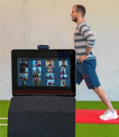 Beim Cybertraining schalten sich die Sechziger-Spieler per Videoanruf zusammen.