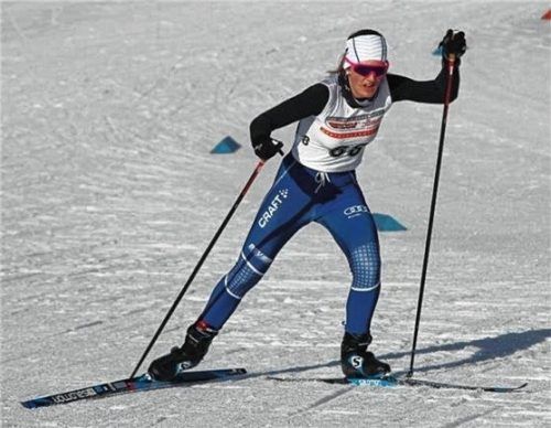 Charlotte de Buhr vom SC Aising-Pang gehört dem Jugendteam des Stützpunkts Ruhpolding an, das wegen Schneemangels und Erkrankungen eine schwierige Saison hatte.