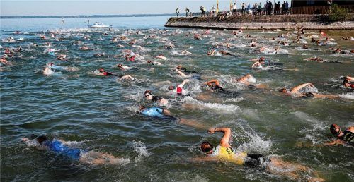 Der Eberl-Chiemsee-Triathlon soll in diesem Jahr am 27. und 28. Juni sein. Eine Entscheidung, ob das Rennen wirklich stattfinden wird, soll im Mai fallen.Foto Weitz