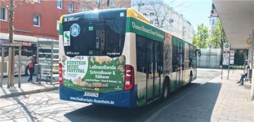 Der Stadtverkehr Rosenheim hat sein System im Rahmen des Nahverkehrsplans aufgestellt. Foto re