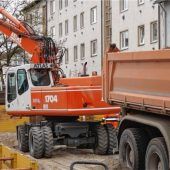 Dauerbaustelle im Zentrum