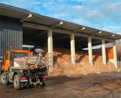 Die Streusalzvorräte reichen auch für den nächsten Winter.