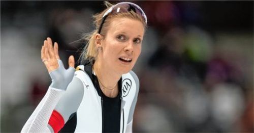 Eisschnellläuferin Roxanne Dufter sagt „Servus“ und beendet ihre Karriere. Foto  Wukits