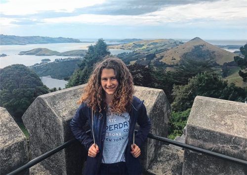 Geplant waren zwei Monate, am Ende waren es nur sechs Wochen: Maja Stahl aus Rosenheim musste wegen der Corona-Krise ihren Austausch im neuseeländischen Timaru frühzeitig abbrechen. Foto Privat