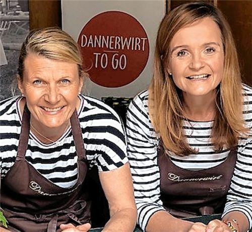 Ines Schweinsteiger und Anja Lerch sind begeistert von der großen Resonanz, auf die ihre Idee in Flintsbach stößt: „Das Dorf hält zusammen!“Foto Privat