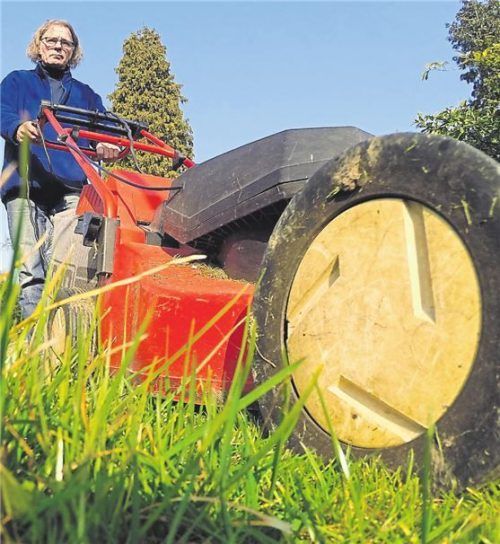 Lärm wie Rasenmähen und laute Musik stört die Nachbarn. Foto dpa/Weihrauch