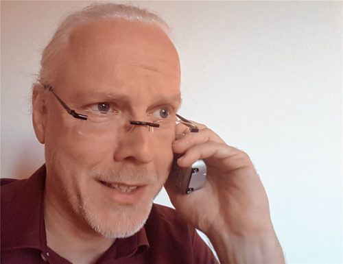 Peter Baumann ist gespannt, wie sein ehrenamtliches Angebot angenommen wird. Foto RE