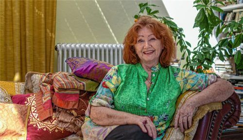 Schreibt mittlerweile an ihrem dritten Buch: Hildegard Weiss aus Rosenheim. Fotos Thomae