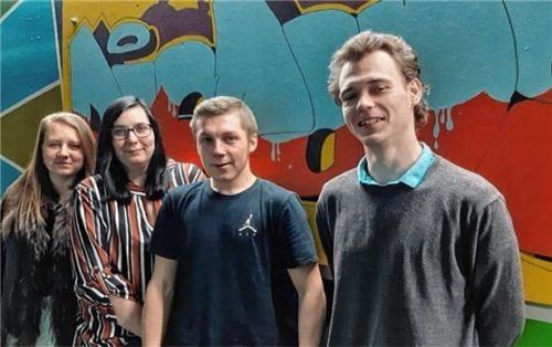 Sie organisieren jetzt das Kinderferienprogramm der Stadt: (von links) Fiona Quinz, Vanessa Möller, Stefan Schmid und Sebastian Stefanak. Foto re