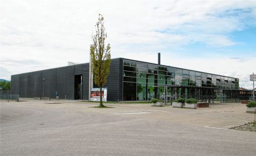 Das Flachdach der Turnhalle der Pauline-Thoma-Schule soll zu Beginn der Sommerferien erneuert werden. Foto Riediger