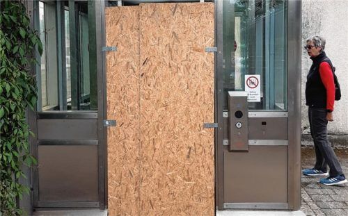 Die Aufzüge am Bahnhof sind noch nicht einsatzbereit.Foto Hoffmann