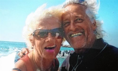 Erinnerungen an Zeiten vor Corona: Waltraud Semmelrock und ihr Lebensgefährte Günther Dörr im gemeinsamen Urlaub. Die Österreicherin und der Bayern haben sich seit Anfang März nicht mehr gesehen. Foto privat